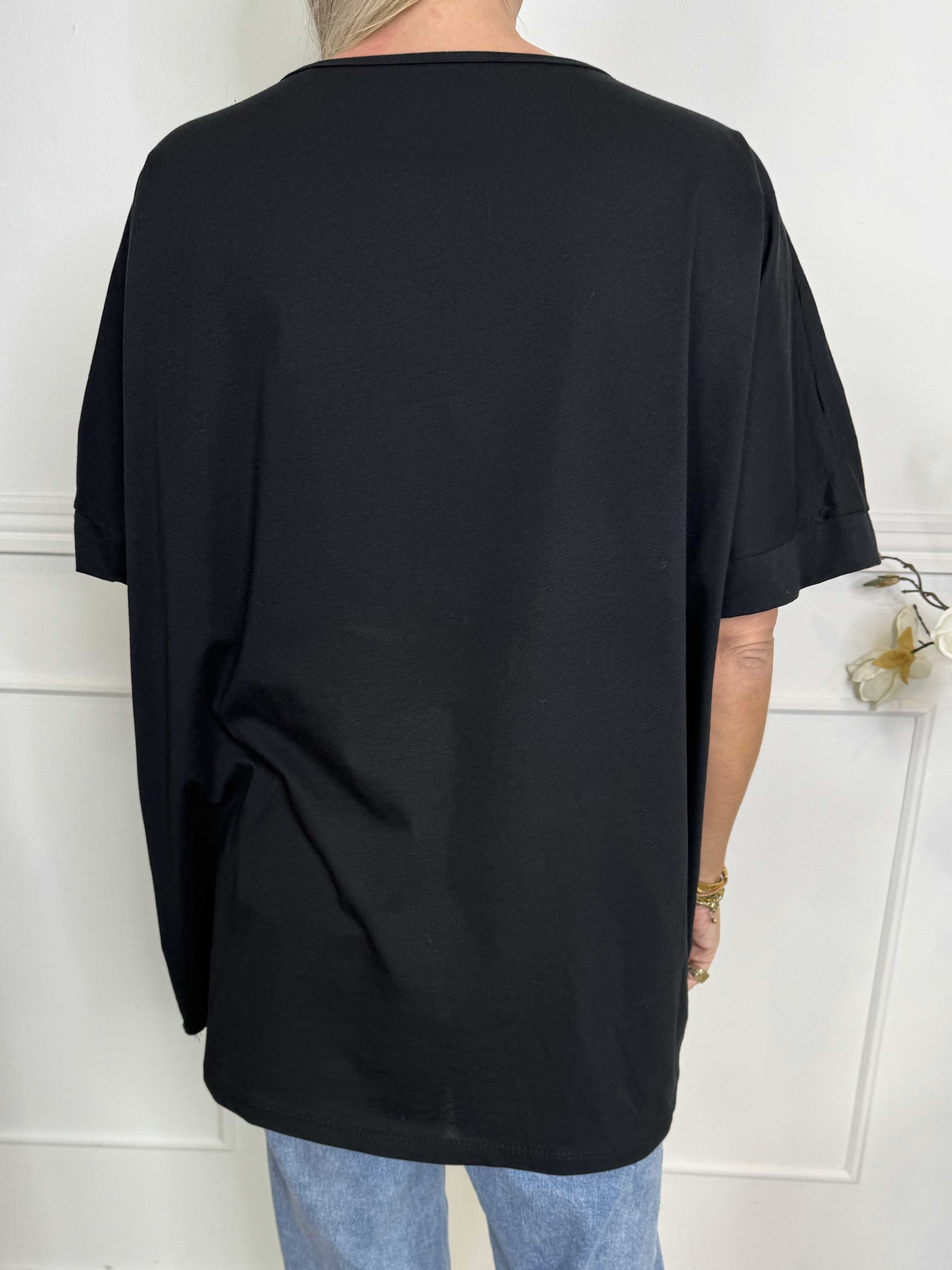 Mintu - T-shirt med mockaränder